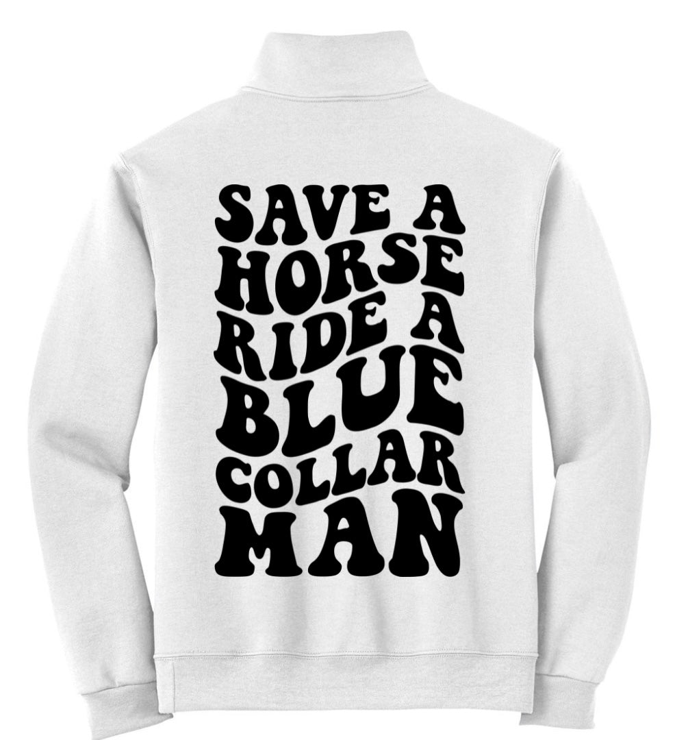 Save a horse quarter zip