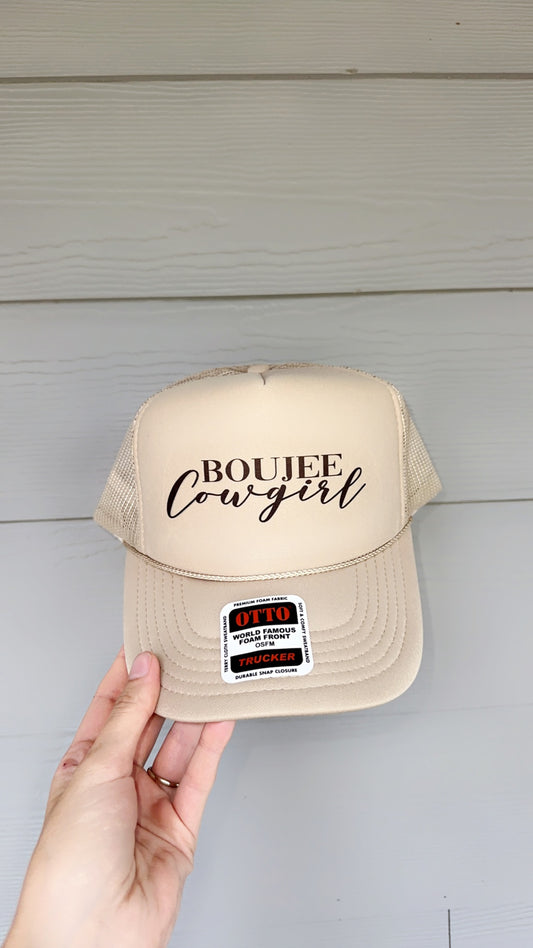 Boujee Cowgirl Trucker