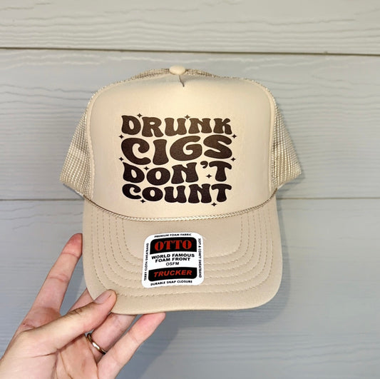 Drunk Cigs Trucker Hat