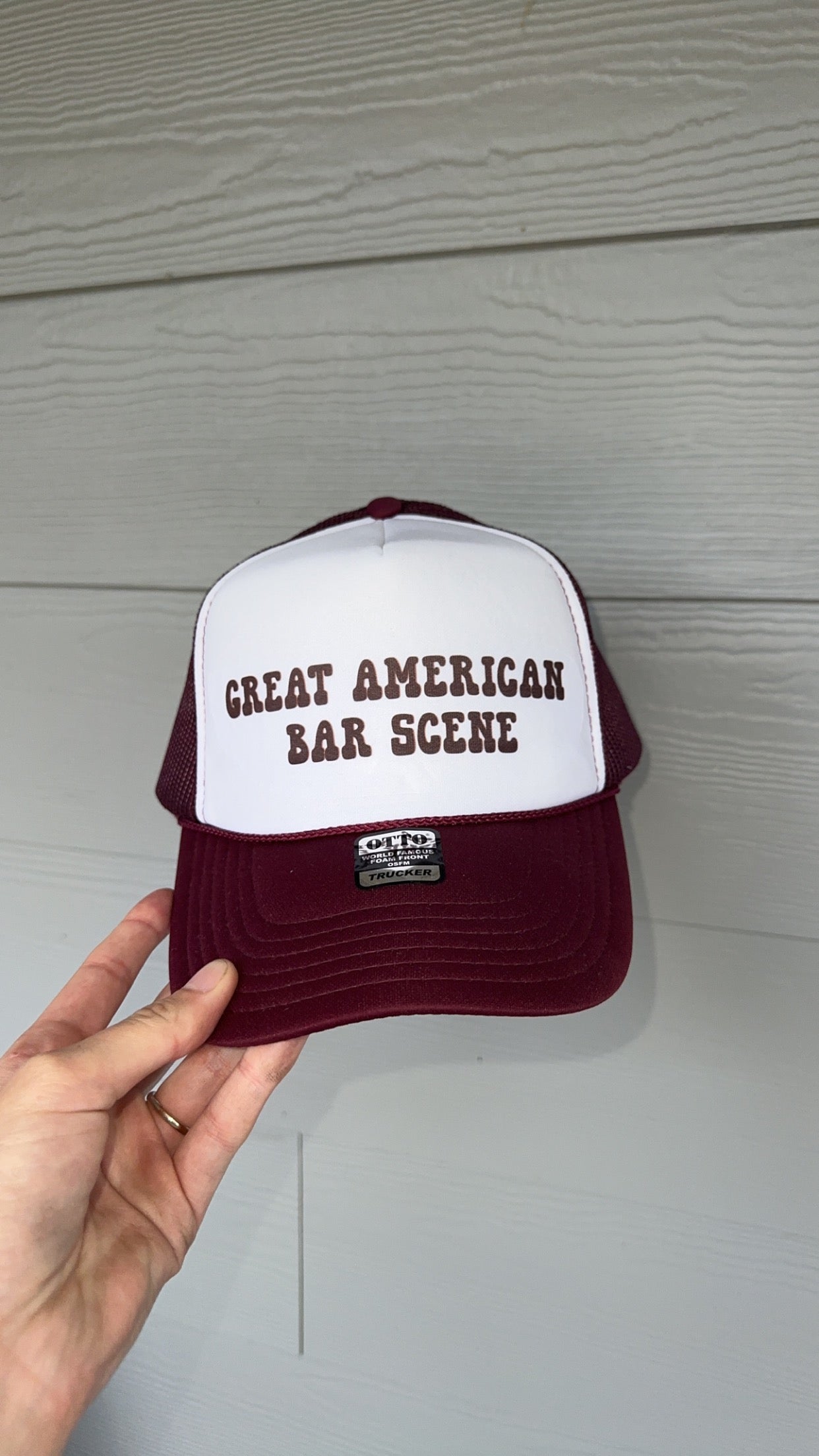 American Bar Scene Trucker Hat