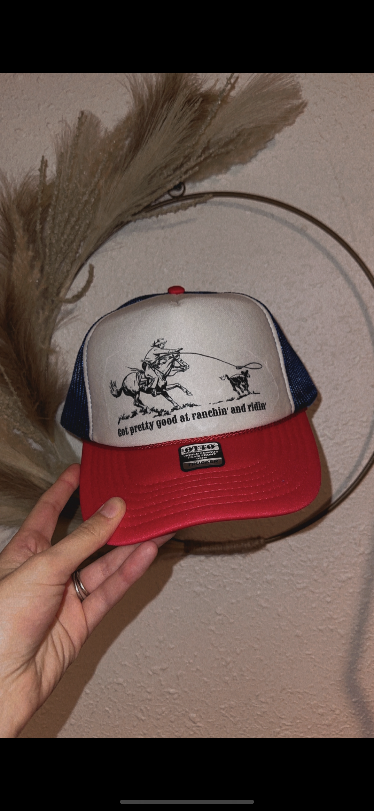 Ranchin' And Ridin' Trucker Hat